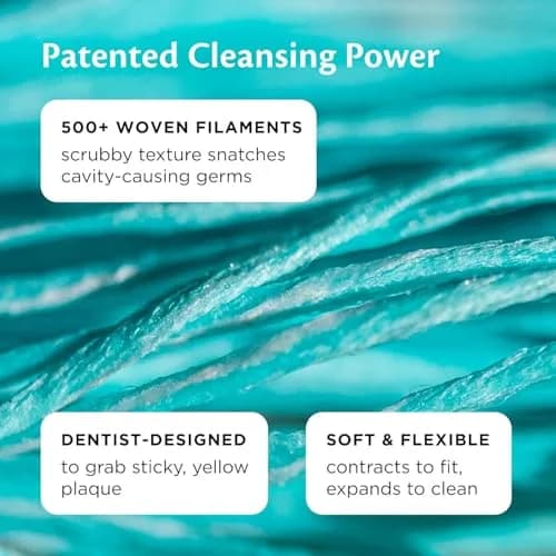 Cocofloss Expanding Woven Dental Floss by Cocolab, Orange Scent, 99 Foot (29.9m) | Dentist-Designed for Superior Plaque Removal thumbnail 4