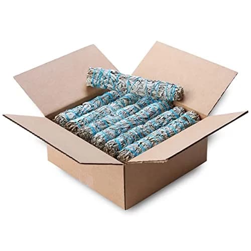 BLUE RIVER SAGE White Sage Smudge Sticks, 9 Inch, 24 Bundles | Sustainably Harvested for Cleansing & Spiritual Rituals thumbnail 1