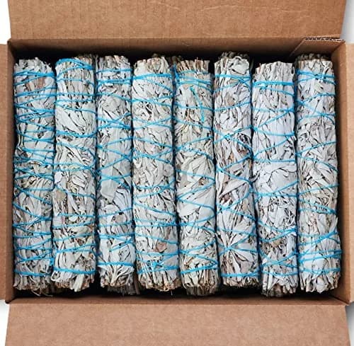 BLUE RIVER SAGE White Sage Smudge Sticks, 9 Inch, 24 Bundles | Sustainably Harvested for Cleansing & Spiritual Rituals thumbnail 2