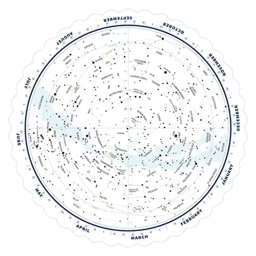 Explore Scientific Double-Sided Multi-Latitude Planisphere Star Map for Astronomy | Northern Hemisphere Sky Guide thumbnail 3