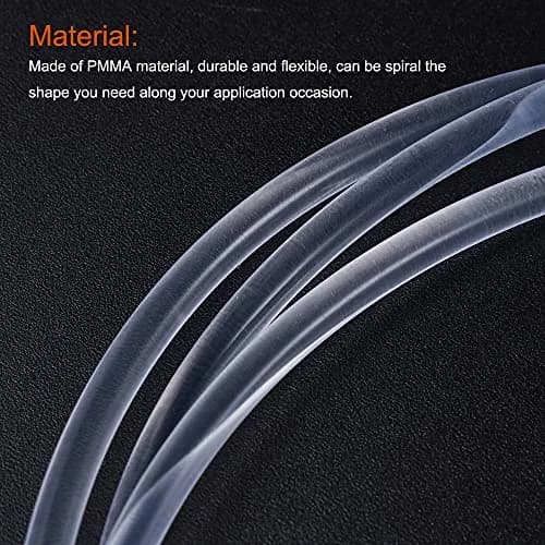 MECCANIXITY PMMA Side Glow Fiber Optic Cable 2mm x 1m | Creates Beautiful Lighting Atmosphere thumbnail 3