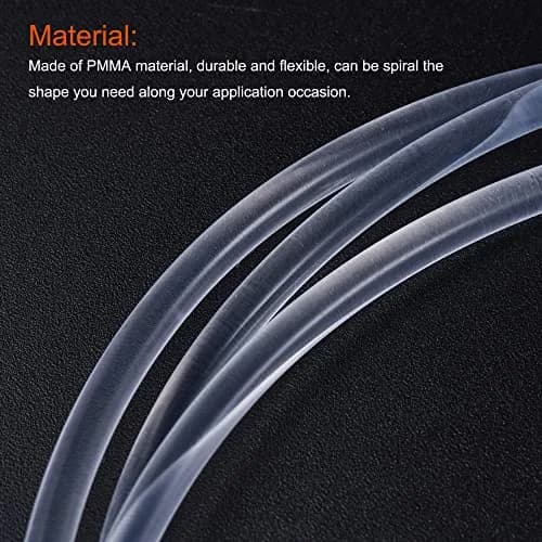 MECCANIXITY PMMA Side Glow Fiber Optic Cable 3mm (0.12 inch) x 3m (9.84 ft) | Ambient Lighting for Home & Hotels thumbnail 3