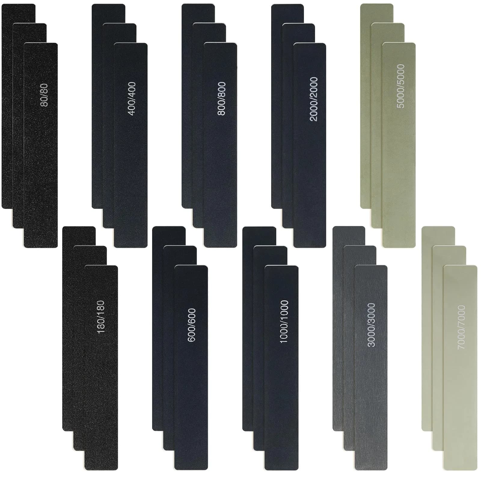 Honoson Sanding Sticks Model, Low Grits Rating, Classic Style | Double-Sided, Flexible, 30 Pieces - main product image