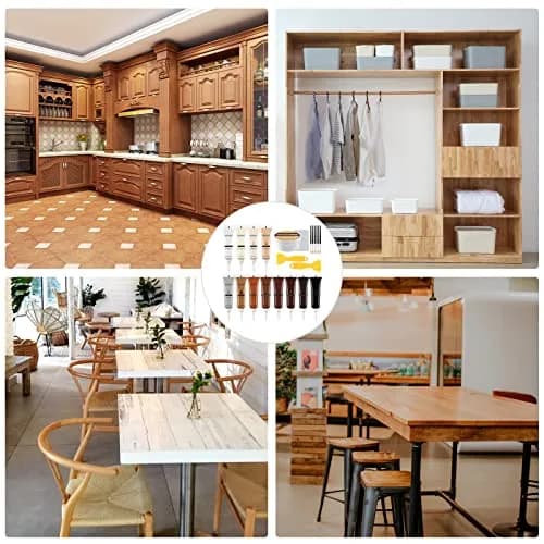 SEISSO Wood Furniture Repair Kit 17-Piece Set | Fix Scratches, Dents, and Cracks on Wood thumbnail 7