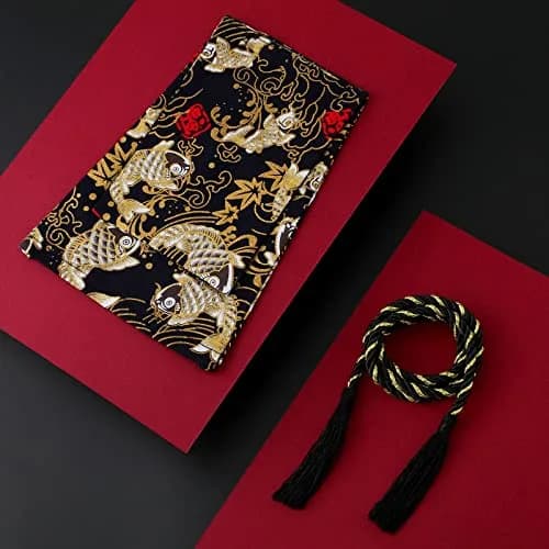 Frienda Koi Fish JDM Ancient Japanese Antiquity Element Car Shift Knob Cover with Rope, 20cm (7.87 inch) | Universal Fit for Trucks thumbnail 7