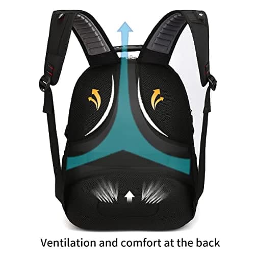SHRRADOO Extra Large Travel Laptop Backpack for Men, Work College Backpacks | 50L Capacity, Fits 17 Inch Laptops, Water-Resistant thumbnail 5