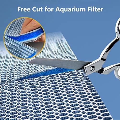 sunjojo 8-Layer Aquarium Filter Media Pad 40x30cm (15.7"x11.8") | Crystal Clear Water Filtration thumbnail 6