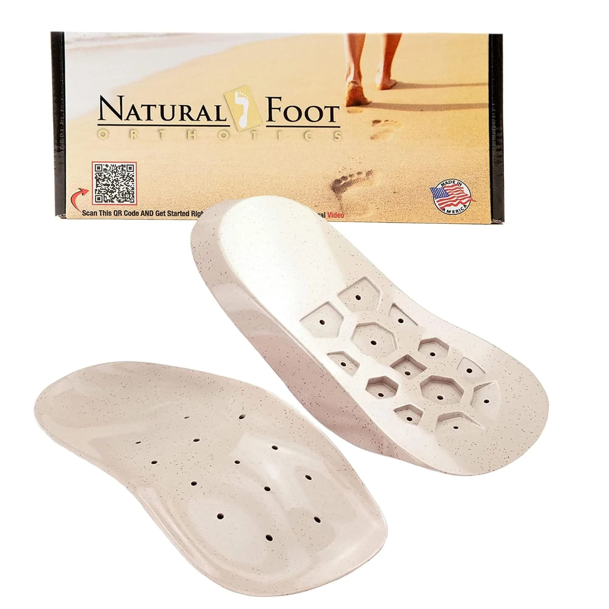 NATURAL FOOT ORTHOTICS Original Insoles High Arch Support | Podiatrist-Designed for Foot & Body Relief - main product image