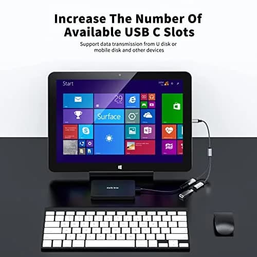 MOGOOD USB C to Dual USB C Y-Cable 10cm (3.9in) | Data Transfer & Low Power Charging thumbnail 4