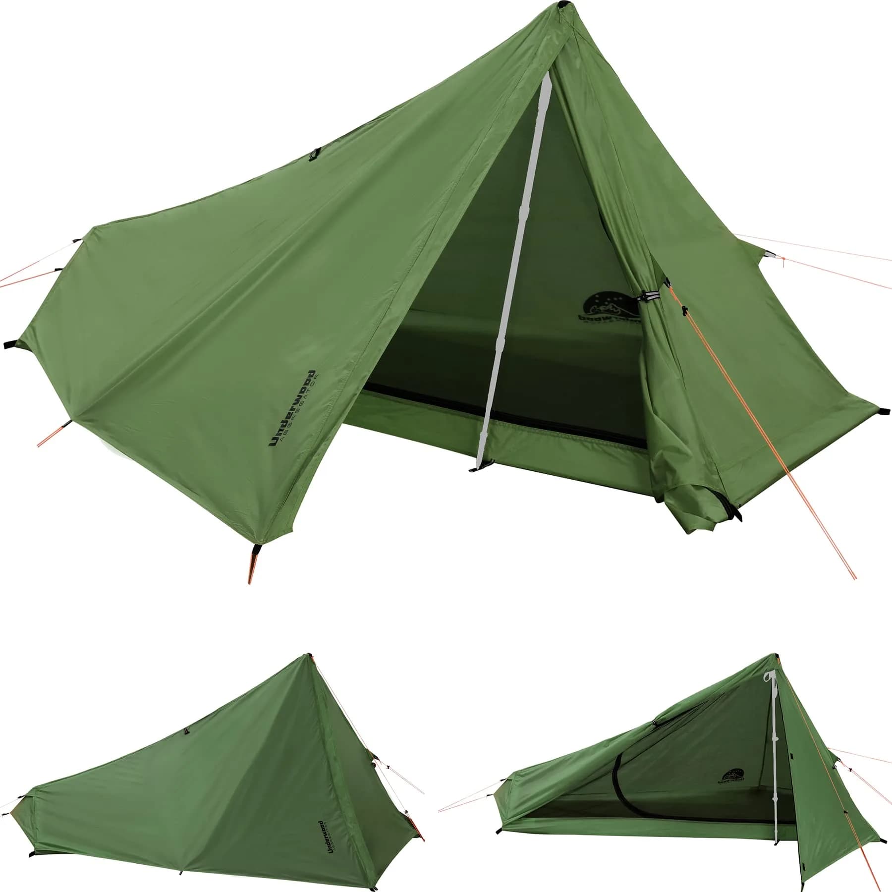 Underwood Aggregator 1 Person Trekking Pole Tent, Ultralight Backpacking Hiking Tent 2.27 kg (5 lb) | 3-Season Waterproof - main product image