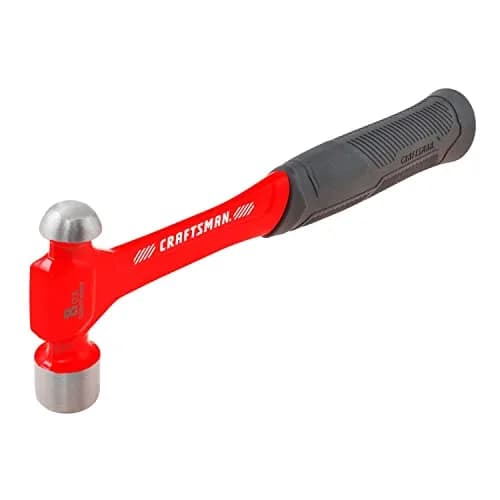 CRAFTSMAN 8OZ BALL PEEN HAMMER | Anti Vibration Steel Tool with Slip-Resistant Grip thumbnail 2