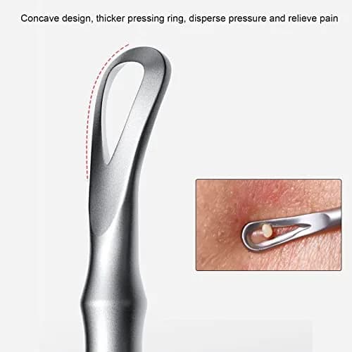 jaxiria Skin Care Tool - Stainless Steel Blemish Remover for Face & Nose | 1 Count thumbnail 2
