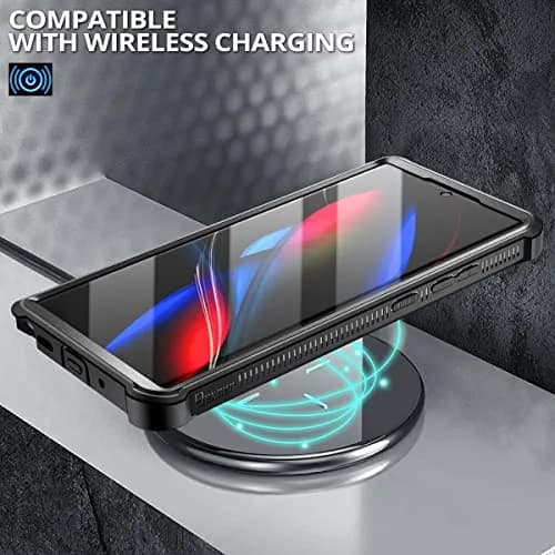 Dexnor Galaxy Note 20 Ultra 5G Case | Built-in Screen Protector & Kickstand | Heavy Duty Shockproof Black thumbnail 6