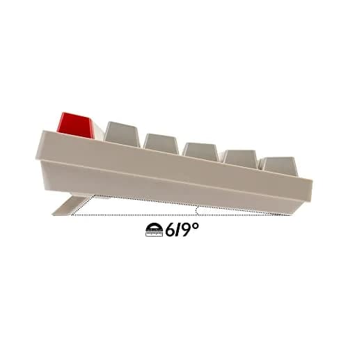 Keychron C2 Full Size Wired Mechanical Keyboard, Retro Color, Red Switch | 104 Keys, Mac & Windows Compatible thumbnail 5