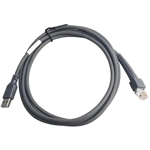 VOTTAN Barcode Scanner USB Cable LS2208/A LI2208 LS4278 STB4278 LI4278 USB to RJ45 2m (6.56ft) | Compatible with Symbol Zebra Scanners thumbnail 1