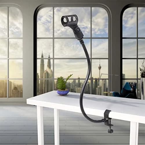 Saycker Flexible Gooseneck Microphone Stand with Clip | 33cm (13 inch) Arm thumbnail 2