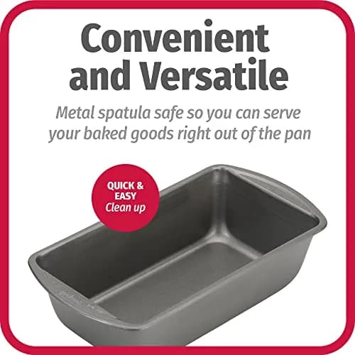 GoodCook Nonstick Loaf Pan 9 x 5-Inch Heavy-Duty Steel Bakeware | Easy-Clean Non-Stick Coating thumbnail 4