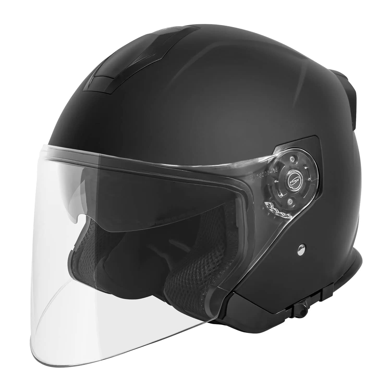 VCAN V88 3/4 Open Face Motorcycle Scooter Helmet | ECE & DOT Certified, Thermoplastic Shell, Sun Visor