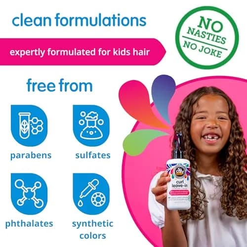 SO COZY Kids Curl Leave In Conditioner + Therapy Spray 473ml (16 Fl Oz) 2-Pack | Gentle Detangler for Curly Hair thumbnail 5
