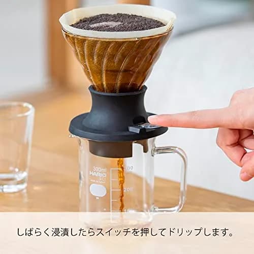 HARIO Switch Immersion Dripper Size 03 | Hybrid Pour-Over & Immersion Coffee Maker thumbnail 3