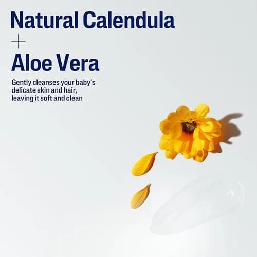 Cetaphil Baby Shampoo and Body Wash with Organic Calendula, 7.8oz | Hypoallergenic, Tear-Free, Dermatologist Tested thumbnail 4