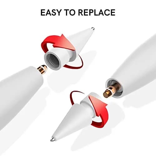 Delidigi Replacement Tips for Apple Pencil Pro/2nd/1st/USB-C | Wear-Resistant Metal Tips for Precise Control thumbnail 6