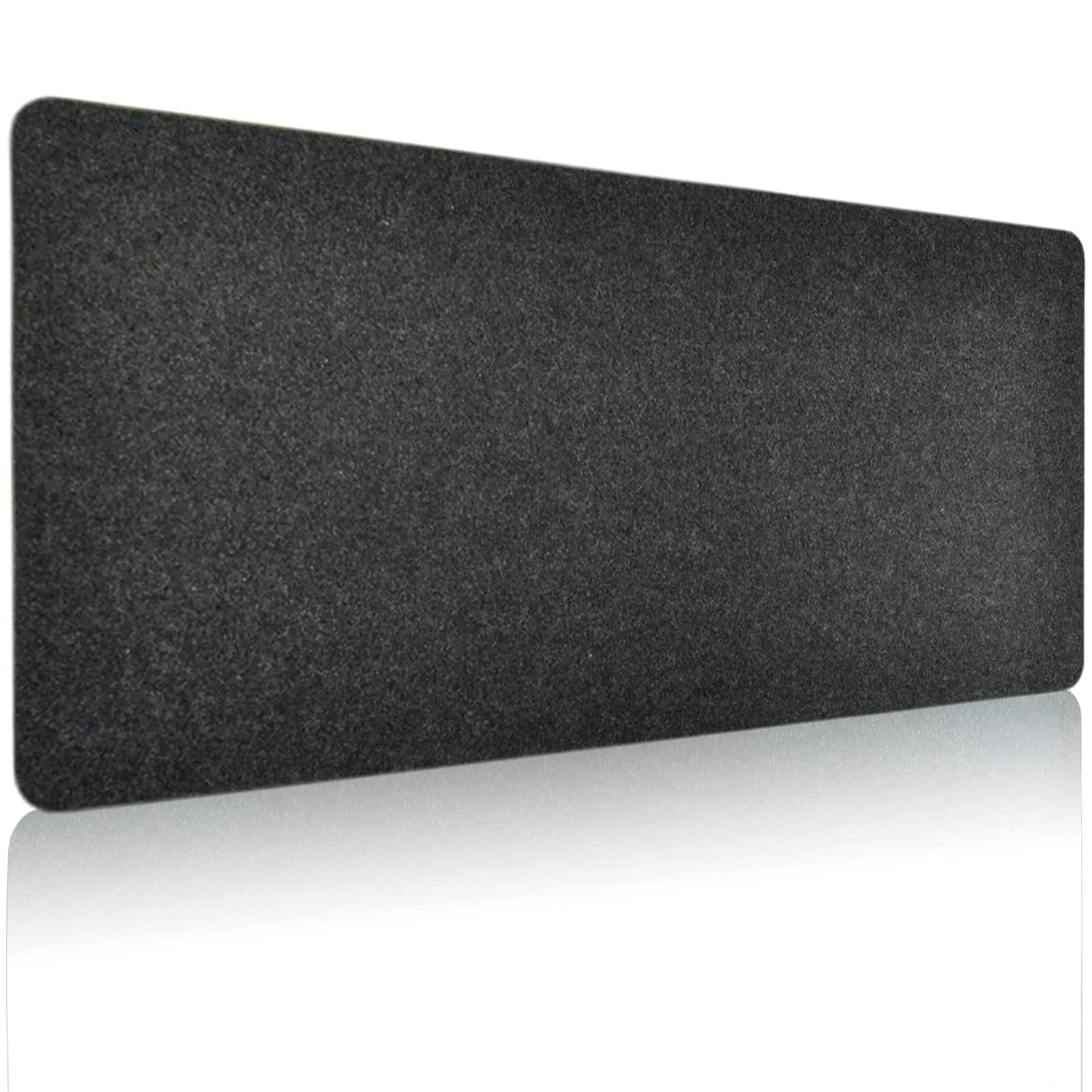 DAWNTREES Non-Slip Felt Desk Mat 90cm x 40cm (36"x16") | Protects Desks from Scratches and Spills — Dark Grey / 36" x 16"
