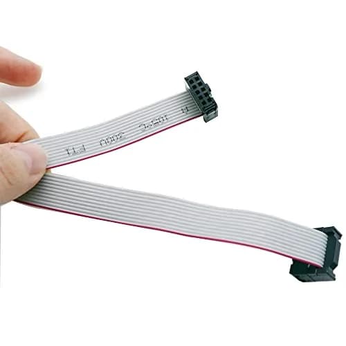 Treedix 2PCS IDC Ribbon Cable 20cm (7.87in) | 10-Pin Female to Female Connector, 2.54mm Pitch thumbnail 4