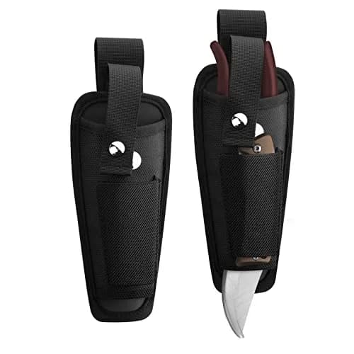 Homakover 2 Pack 1680D Utility Holster Pouch Holder for Pruning Shears & Folding Knife | Fits Tools Up to 8 Inches thumbnail 1