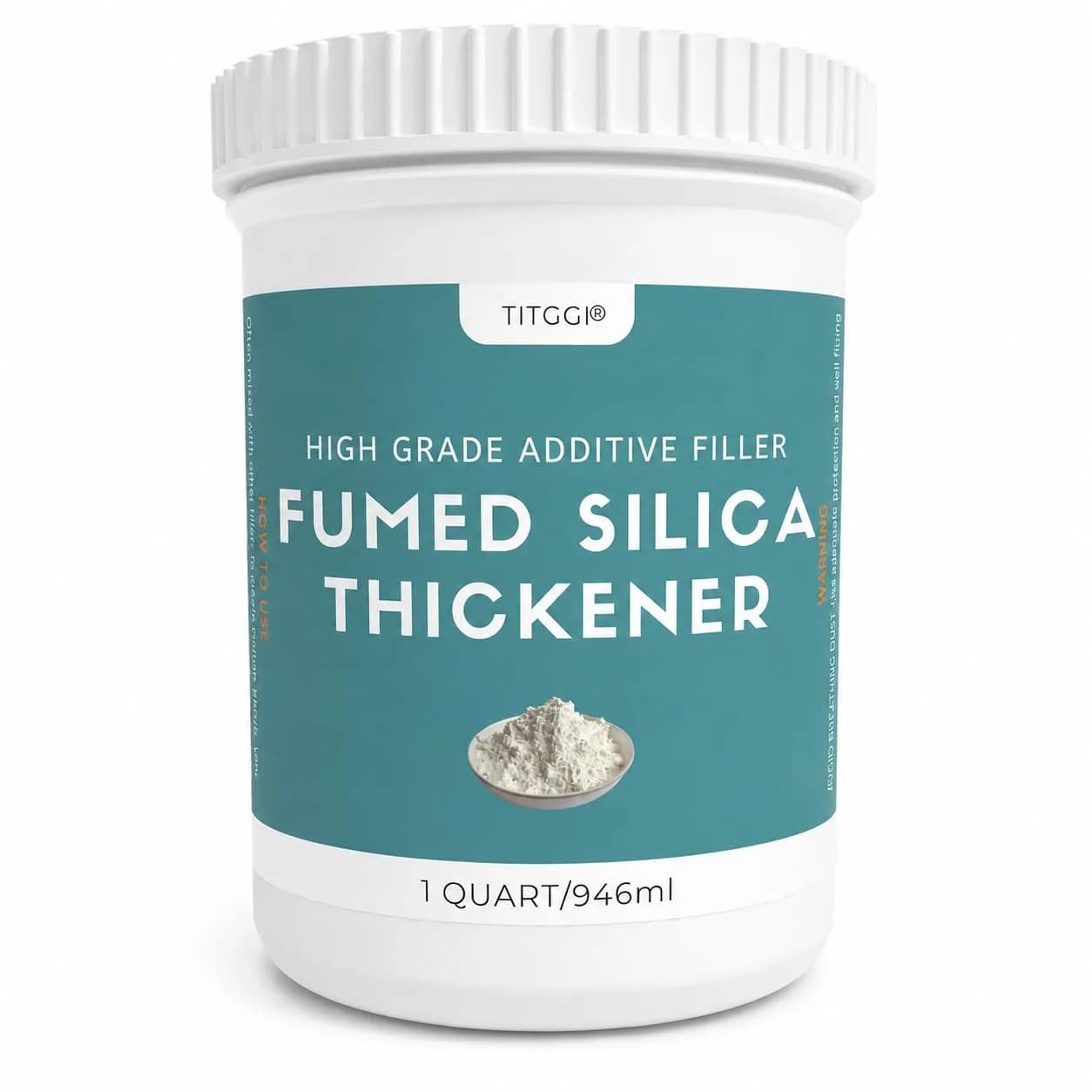 TITGGI Fumed Silica Thickener for Epoxy Resin & Coatings | Control Viscosity & Sag, 1 Quart