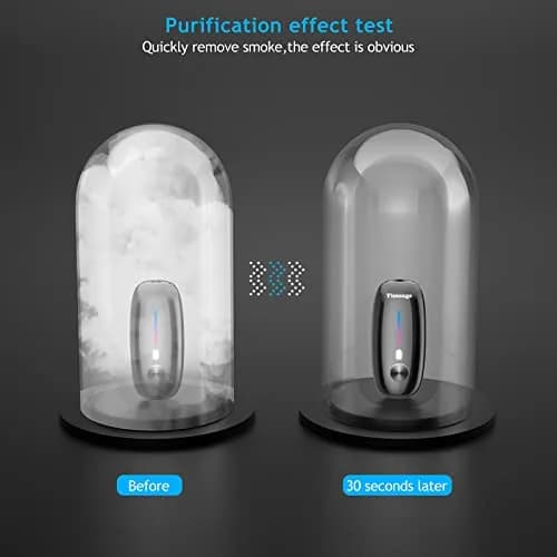 Timeage Black Wearable Personal Air Purifier Necklace | 120 Million Negative Ions thumbnail 6