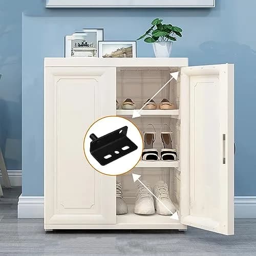 Aifeier ET Heavy Duty Concealed Shaft Door Hinges 39x16x12mm | Black Steel for Wood & Furniture thumbnail 6