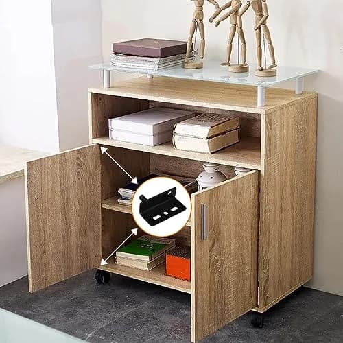 Aifeier ET Heavy Duty Concealed Shaft Door Hinges 39x16x12mm | Black Steel for Wood & Furniture thumbnail 7