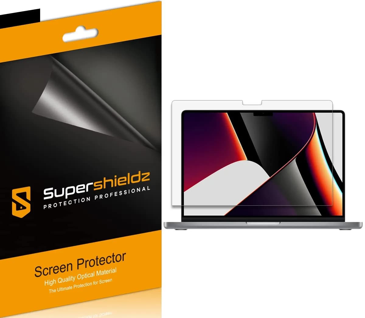 Supershieldz Anti-Glare Matte Screen Protector for MacBook Pro 14 inch (3 Pack) | 14-inch Screen Protector