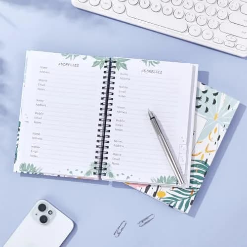 JUBTIC Address and Password Book with Alphabetical Tabs 5.2" x7.7" | Organized Contact & Password Keeper thumbnail 3