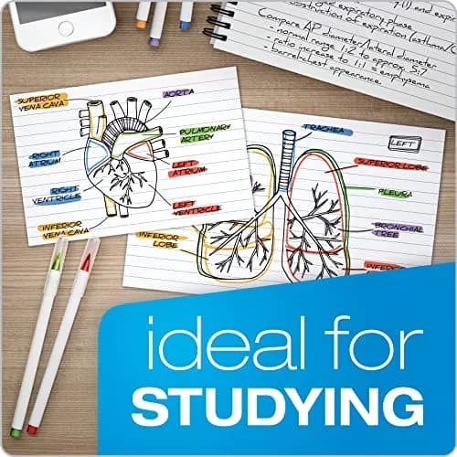Oxford Index Cards 3 x 5 Inches White Lined on Front Blank on Back 500 Count | Study Tool for Students thumbnail 5