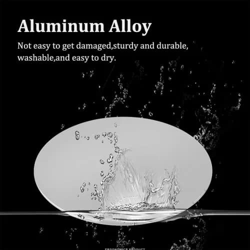 Yoqanr 360° Rotating Monitor Swivel Base Silver Aluminum Alloy 22cm (8.66 inch) | Stable Screen Turntable for Laptops, TVs, and More thumbnail 5
