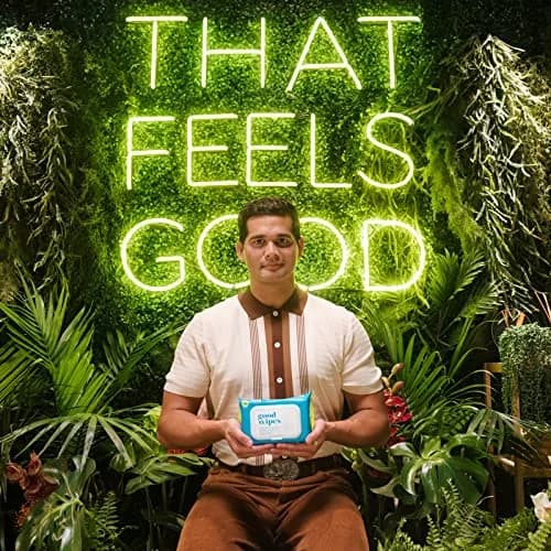 goodwipes Flushable Wipes for Adults, 60 Count (Pack of 8) Cedar Scent | Septic & Sewer Safe XL Wipes thumbnail 5