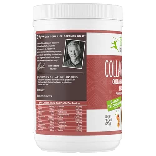 Primal Kitchen Hazelnut Collagen Creamer Powder 293g (10.34 Oz) | 11g Collagen Peptides Per Serving thumbnail 8
