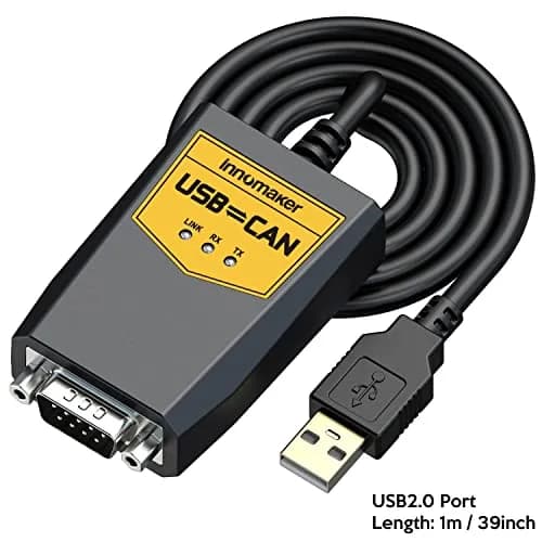 innomaker USB to CAN Converter Cable for Raspberry Pi5/4/Pi3B+/Pi3/Zero(W)/Jetson Nano/Tinker Board | Support Windows Linux Mac OS Android Venus OS thumbnail 5