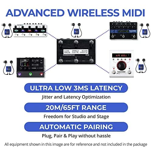 CME WIDI Jack Premium Bluetooth MIDI Adapter with DIN-5 Cables | Ultra Low Latency 3ms thumbnail 5