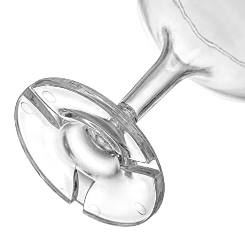 Peohud Set of 20 Coupe Cocktail Glasses, 5 Oz Acrylic | Reusable Champagne Cups for Party & Home thumbnail 5