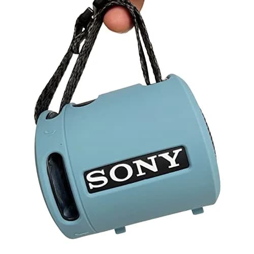 RAWECUD Silicone Case for Sony SRS-XB13/XB100 Speaker | Shockproof Protective Cover (Light Blue) thumbnail 3