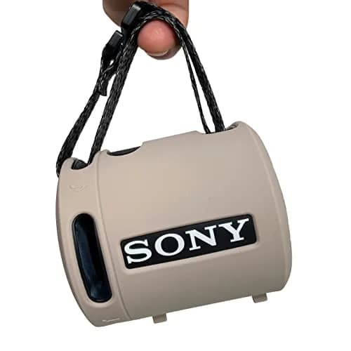 RAWECUD Silicone Cover Case for Sony SRS-XB13/XB100 Bluetooth Speaker | Protects & Enhances Sound (Taupe) thumbnail 3