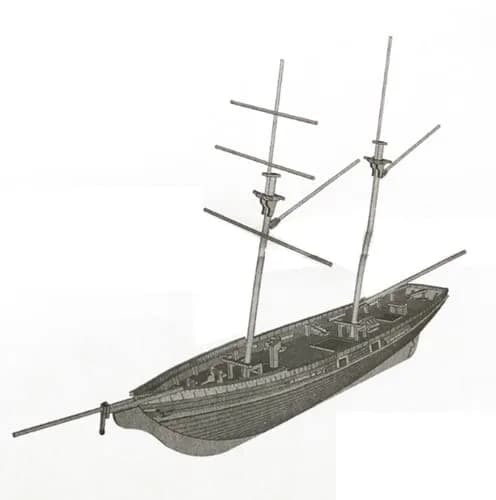 HAPYLY Scale DIY Hobby Wooden Ship Model Boat Kit 1/70 | Self-Assembled Watercraft Craft thumbnail 4