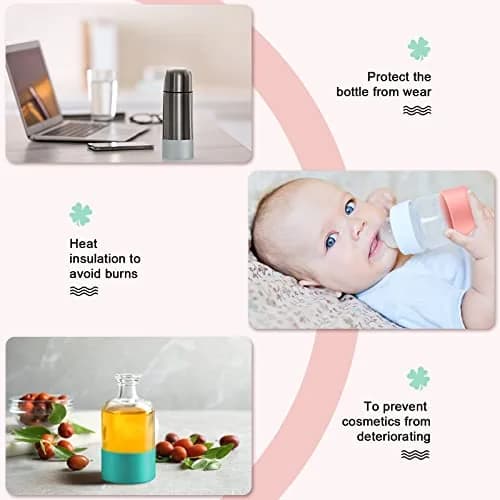 Honeydak Silicone Sleeve for Glass Spray Bottle, Pastel | Elastic, Non-slip, Protects & Warms Hands thumbnail 4