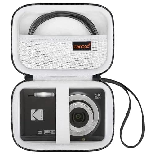 Canboc Camera Case for KODAK PIXPRO FZ55/ FZ45/ FZ53 16MP Digital Camera | Durable PU & EVA, Water-Resistant, Portable thumbnail 1