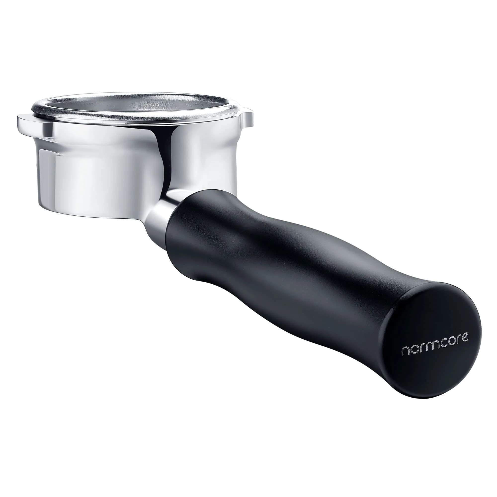 Normcore 54mm Bottomless Portafilter with 18g Filter Basket | Naked Portafilter for Breville Sage Barista Express — Black / 58mm Fits Breville / Sage