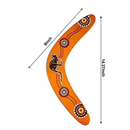Inborntrait V-Shaped Boomerang 2 Pack (Blue & Light Brown) | Handmade Wooden Outdoor Toy for Ages 10+ thumbnail 7