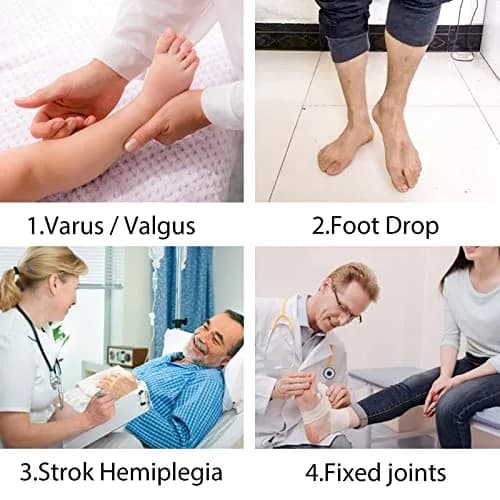 Shuyan Jiao Foot Drop Brace Ankle Foot Orthosis Small-Left | Supports gait & stability thumbnail 2